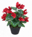 38cm Artificial Cylamen Plant Red