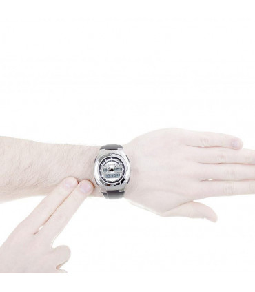 Lorus Mens Dual Time Black Strap Watch - R2389GX9