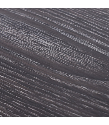 Console Table  2 Shelves MDF Steel Frame in Art Deco Square Style 76x106cm