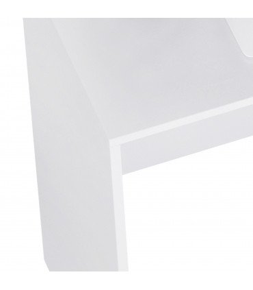 High Gloss 4 Drawers Table Vanity Dressing Drawer Computer PC Study White