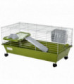 89cm Small Animal Home Cage for Rabbit Ferret Chinchilla w/ Wheels Green