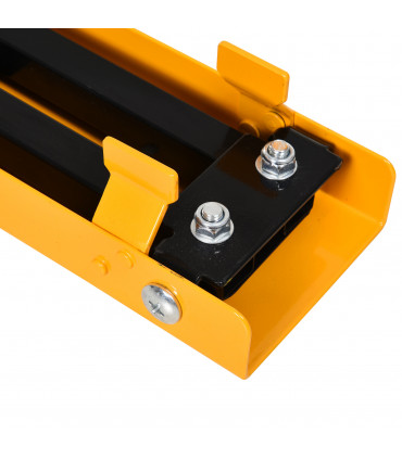 Steel Non-Slip 2-Peice Saw Horse Black/Yellow