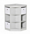 Kids Storage Cabinet Corner Organizer with Anti-tipping Hardware Drawer HOMCOM
