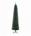 7.5FT Artificial Snow Dipped Christmas Tree Home Decoration Green HOMCOM