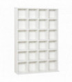 DVD CD Media Storage Cabinet Racks Wooden Shelf Video Bookcase Display
