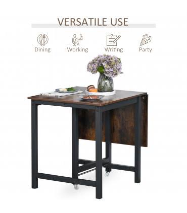 Drop Leaf Kitchen Foldable Table Folding Table Foldable for Dining Room