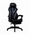 Mesh Task Swivel Chair Office Desk Recliner w/ Lumbar Support, Grey Vinsetto