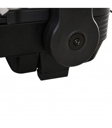 1.85HP Foldable Electric Treadmill Fitness Safety Lock LED Screen Black HOMCOM