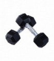 Hexagonal Dumbbells Kit Weight Lifting Exercise for Home Fitness 2x6kg HOMCOM