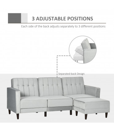 HOMCOM TV Cabinet, TV Console Unit 2 Foldable Linen Drawers, Rustic Brown