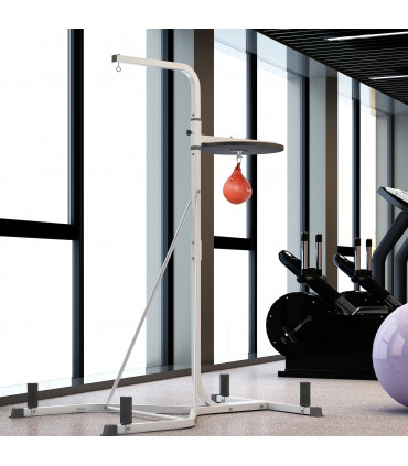 Free-Standing Speed Bag Platform Boxing Punch Bag Fitness Station Stand HOMCOM