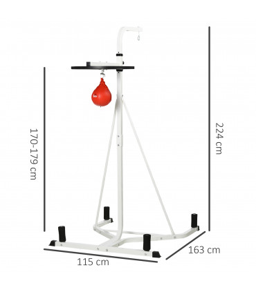 Free-Standing Speed Bag Platform Boxing Punch Bag Fitness Station Stand HOMCOM