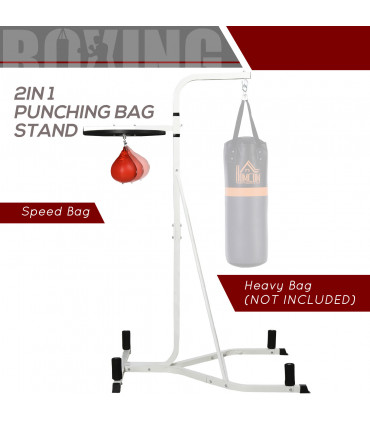Free-Standing Speed Bag Platform Boxing Punch Bag Fitness Station Stand HOMCOM