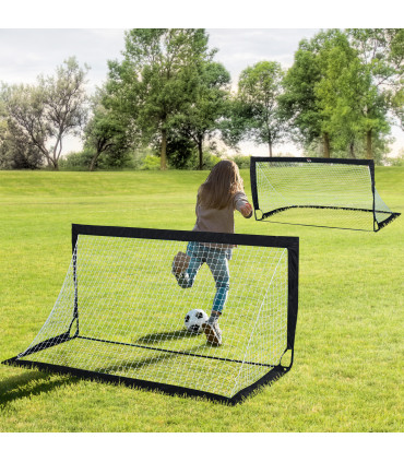 Football Goal Folding Outdoor with All Weather Net Kids Adults 6'x3' HOMCOM