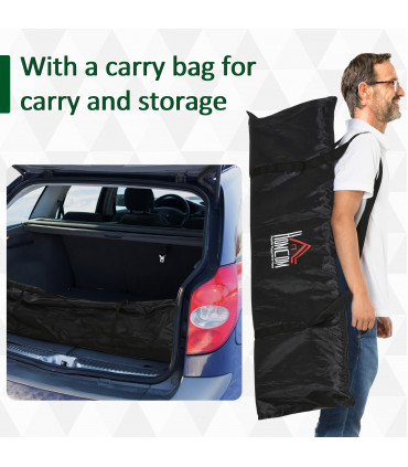 Football Goal Folding Outdoor with All Weather Net Kids Adults 6'x3' HOMCOM