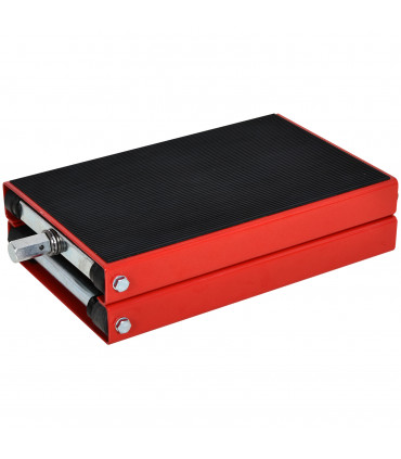 500KG Steel Motorbike Repair Lift X Frame Adjustment Jack Rubber Top Durhand