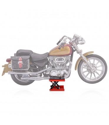 500KG Steel Motorbike Repair Lift X Frame Adjustment Jack Rubber Top Durhand