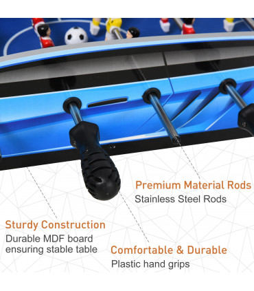 2ft Foosball Table Arcades Competition Sized for Kids, Adults, Indoor HOMCOM