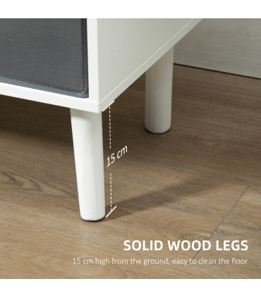 HOMCOM Modern TV Cabinet Stand w/ Shelves & Drawers, Living Room Bedroom