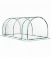 Tunnel Greenhouse Green Grow House Steel Frame Garden Outdoor 200 x 100 x 80cm