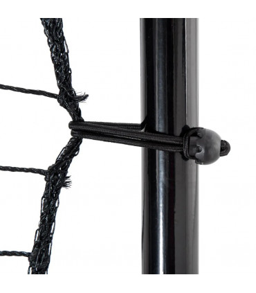 Football Training Net Training Rebounder Net w/ Adjustable Angles - Black