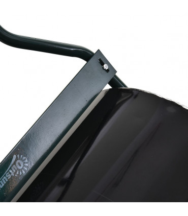 60L Steel Garden Roller Push Pull w/ Fillable Cylinder Water Rolling Drum