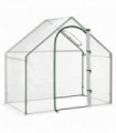 Outsunny Portable Walk-in PVC Greenhouse w/ Zipped Door for Flowers Plant