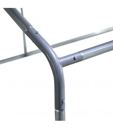 Chicken Run W/ Roof, Walk In Chicken Coop for 4-6 Chickens, Hen House