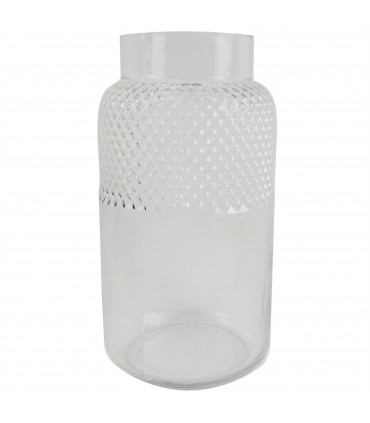 75cm Orange Dahlia and Fern Display