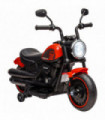 HOMCOM 6V Electric Motorbike with Training Wheels, One-Button Start - Red