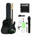 SPORTNOW 6 String Electric Guitar with 15W Amp Digital Tuner Picks Case Bag