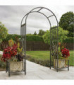 Huntingdon Ornamental Arch with Planters