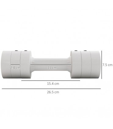 Adjustable Dumbbells Set, Fast Adjust and Compact, 2.5kg x 2