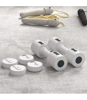 Adjustable Dumbbells Set, Fast Adjust and Compact, 2.5kg x 2