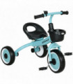 AIYAPLAY Trike with Adjustable Seat Basket Kids Tricycle for 2-5 Years Old Blue