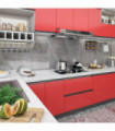 Self-adhesive Furniture Film Red 500x90 cm PVC