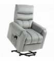 HOMCOM Power Lift Chair, Rise and Recliner Chair with Remote Control, Grey