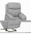 HOMCOM Power Lift Chair Electric Riser Recliner with Remote Control, Grey