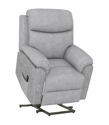 HOMCOM Power Lift Chair Electric Riser Recliner with Remote Control, Grey
