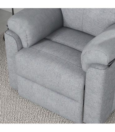 HOMCOM Power Lift Chair Electric Riser Recliner with Remote Control, Grey