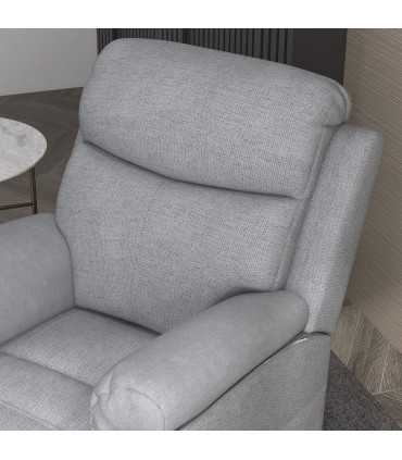 HOMCOM Power Lift Chair Electric Riser Recliner with Remote Control, Grey