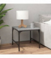 Side Table Grey Sonoma 40x40x35 cm Engineered Wood