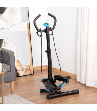 HOMCOM Adjustable Twist Stepper Step Machine For Home Gym Aerobic Workout