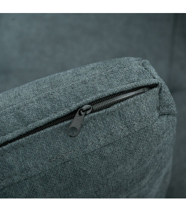 HOMCOM 2 Seater Sofa Bed Convertible Bed Settee with Cushions, Pockets, Grey