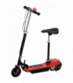 HOMCOM Folding Electric Scooter with Warning Bell, for Ages 4-14 Years, Red