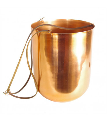 Leaf Copper Hanging Planter 18 x 22cm