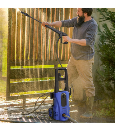 DURHAND High-Performance Power Washer 1800W, 150 Bar, 510 L/h, Blue