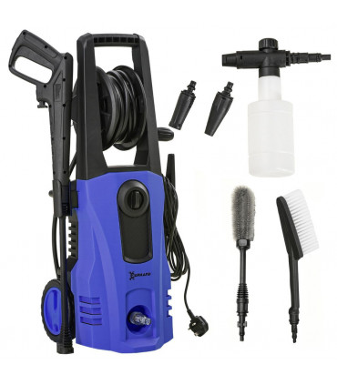 DURHAND Portable Power Washer 1800W, 150 Bar, 510 L/h for Garden, Car, Blue