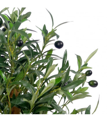 65cm Luxury Artificial Olive Tree Bush - Premium Range