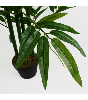 90cm Leaf Design UK Realistic Artificial Bamboo Plants / Trees Green